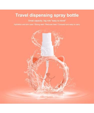 kesurpae 55ML Travel Empty Bottle Refillable Spray Atomizer Pump Mist Essential Oil Cosmetics Dispenser Moisturizing Container Red - Buy Online on SooperMarket.com