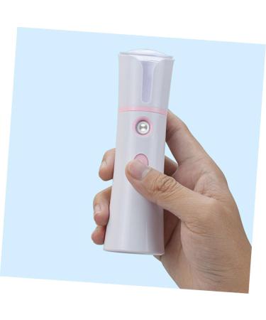 PLAFOPE 1pc Face Humidifier for Dry Skin Nano Steamer White Portable Face Humidifier 14.1x4cm - Buy Online on SooperMarket.com