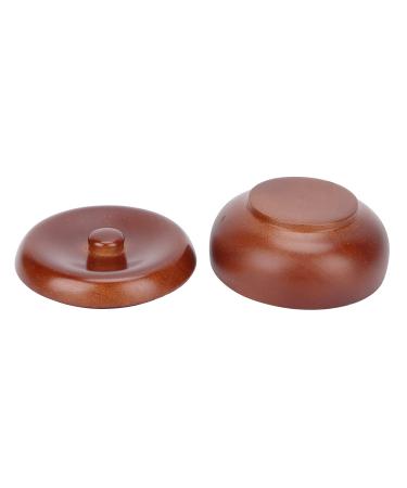 Premium Dustproof & Waterproof Wooden Shaving Soap Bowl with Lid Ideal for Cream Shaving | International Shipping Available - Buy Online on SooperMarket.com