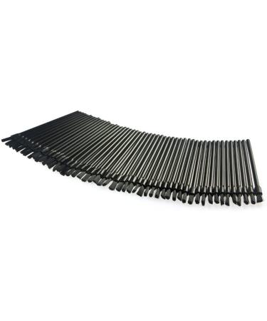 Pure Vie 100 Pieces Disposable Lip Brushes Lipstick Gloss Wands Applicator Makeup Tool Kits Black - Buy Online on SooperMarket.com
