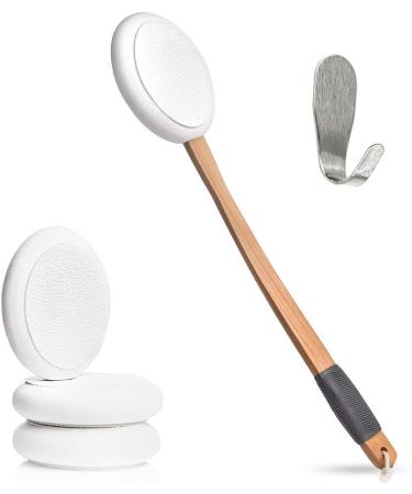 Back Lotion Applicator for Easy Reach Self-Application - Includes Handle, 4 Pads, Hook - Ideal for Cream, Sunscreen, Self Tanner - Buy Online on SooperMarket.com