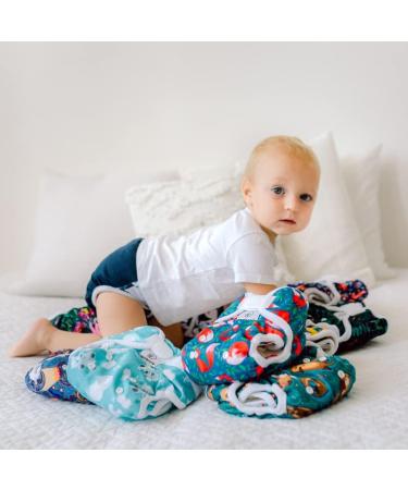 Bambooolik Duo Short Insert 10 Set | Eco-Friendly Cloth Diapers for Babies | International Shipping Available - Buy Online on SooperMarket.com