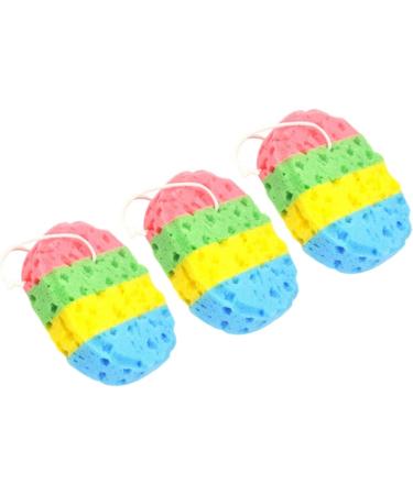 Angoily 6 Pcs Natural Sea Sponge Bath Scrubber - Loofah Shower Sponge & Body Bathing Tools - Buy Online on SooperMarket.com