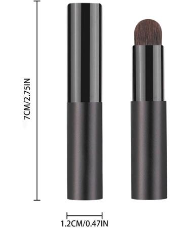 Teksome Lip Brush | Lipstick Applicator Brush with Lid | Portable Brush Eyeshadow Brush Makeup Applicator for Lipsticks Lip Gloss Lip Balm - Buy Online on SooperMarket.com