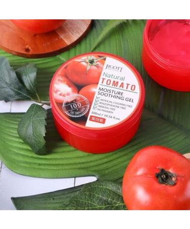 Natural Tomato Moisture Soothing Gel 300ml - Paraben-Free Mineral-Free Artificial Coloring Free - Hydration & Soothing for All Skin Types - Buy Online on SooperMarket.com