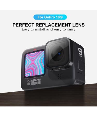 ParaPace Lens Replacement Kit for GoPro Hero 11/10/9 Black - UV Protective Glass Cover, Action Camera Accessories (Black) - Buy Online on SooperMarket.com