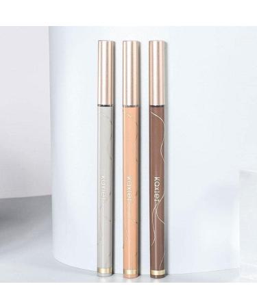 DHliIQQ Double Tip Lower Eyelash Pencil Double Tip Lower Eyeliner Pencil Waterproof Liquid Eyeliner Pencil Long Lasting Eyeliner Eye Makeup Tool for Women Ladies 101 # gray black - Buy Online on SooperMarket.com