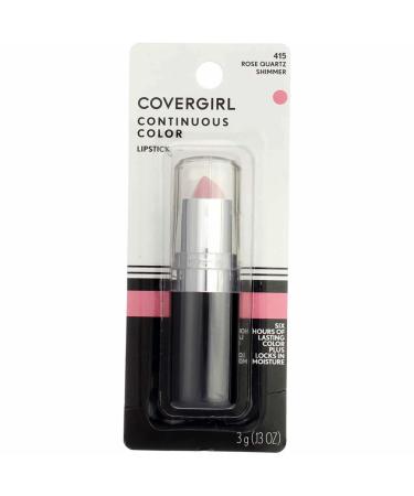COVERGIRL Continuous Color Lipstick Rose Quartz 415, .13 oz (packaging may vary) Rose Quartz 415 1 Count (Pack of 1)
