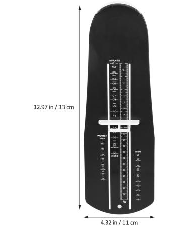 DOITOOL 2pcs Shoe Measurement Ruler - Feet Size Measurer for Adult Kids - Plastic Foot Measuring Device - US Standard Shoe Sizer - Buy Online on SooperMarket.com