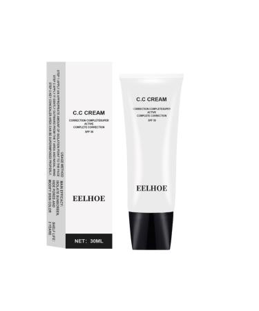 Skin Tone Adjusting CC Cream SPF 50, 2022 New Cosmetics CC Cream, Colour Correcting Self Adjusting for Mature Skin, All-In-One Face Sunscreen and Foundation ,Pre-makeup Primer Moisturizing Skin Concealer Brightening Skin T