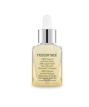 24kt Liquid Gold Face Oil with Vibransea Complex - Luxurious Hydration & Glow | International Shipping Available - Buy Online on SooperMarket.com