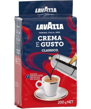 Lavazza Crema e Gusto Arabica and Robusta Dark Roast Ground Coffee 250 g (pack of 8) & Qualita Rossa Arabica and Robusta Medium Roast Ground Coffee 250 g (Pack of 12) Crema e Gusto + Medium Roast Ground Coffee 250 g  - Buy Online on SooperMarket.com