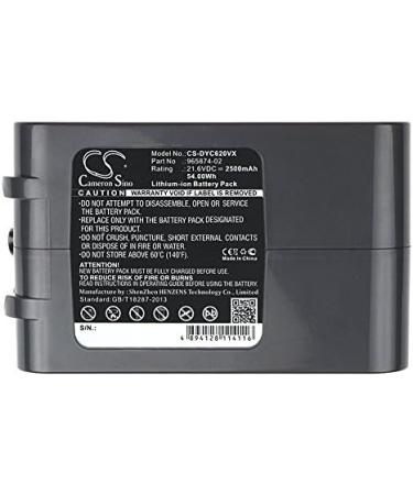 2500mAh Replacement Battery for DY 205794-01/04 V6 Top Dog Total Clean & Trigger - International Shipping Available - Buy Online on SooperMarket.com