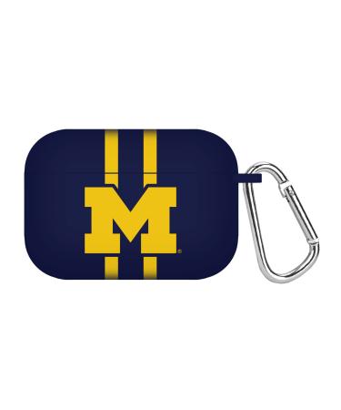 AFFINITY BANDS Michigan Wolverines HD Case Cover Compatible with Apple AirPods Pro (Stripes)