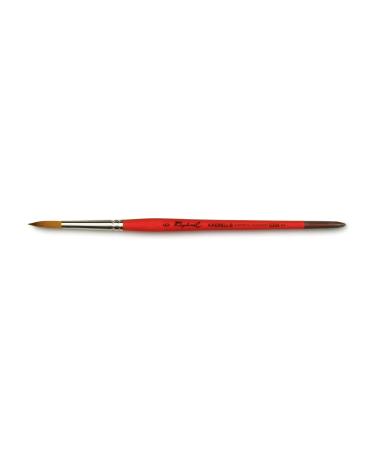 Raphael Kaerell Short Handle Watercolor Brush, Round, 6, Natural 6 Natural