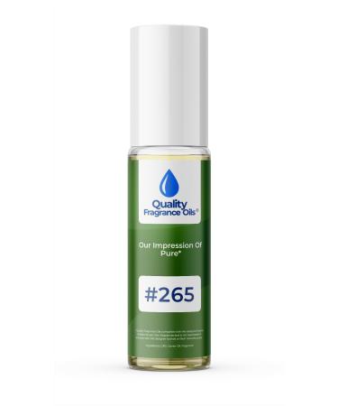 Quality Fragrance Oils' Impression #265 Inspired by Pure for Women (10ml Roll On) Pure for Women Impression #265 0.34 Fl Oz (Pack of 1)
