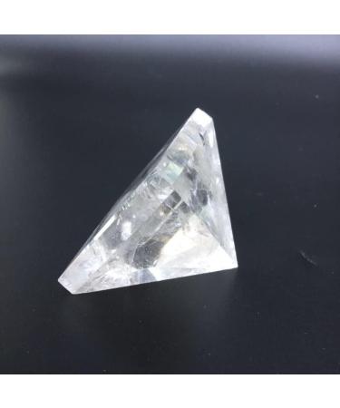Natural Clear Quartz Crystal Stone Transparent Crystal Pyramid - Buy Online on SooperMarket.com
