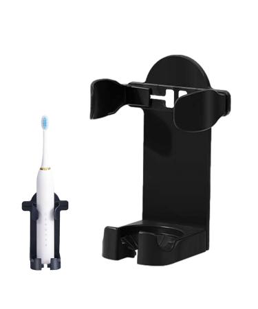 FAYNDE shower shaver holder - self -adhesive organizer for electric shavers - razor holder for shower wall razor holder for bathrooms hotel caravan motorhome black