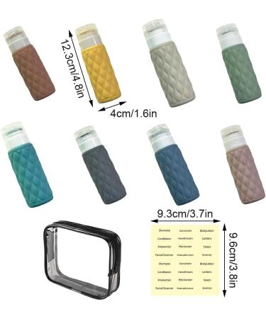 kawehiop Toiletries Bottle With Spacious Opening For Easy Loading Travel Containers For Toiletries.travel Containers Label paper - Buy Online on SooperMarket.com