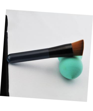 MAGICLULU Women s Foundation & Blush Brush - Short Hair Artificial Fiber Makeup Tool - 11.5x2cm Black Cosmetic Brush - Buy Online on SooperMarket.com