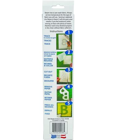 Lite Steam-A-Seam 2 Double Stick Fusible Web - 12x3 Yards | Easy Fusible Adhesive - Buy Online on SooperMarket.com