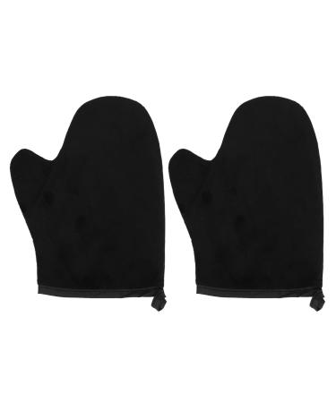 Self Tanner Mitt Applicator Reusable & Washable Spray Tan Mitt Tanning Mitt for Self Tan Mitt Self Tanning Glove Evenly Keep Hands Clean Flocking Sunless Tanner Mitt