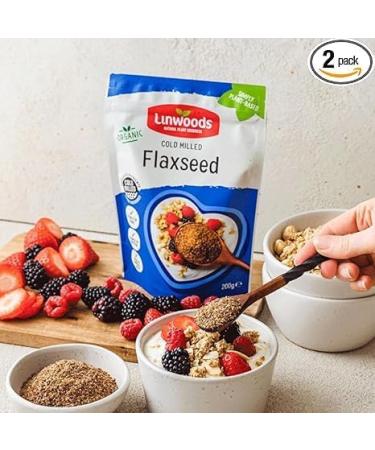 Linwoods Organic Milled Premium Flaxseed Omega3 Protein Iron Magnesium Seeds 1Kg - Buy Online on SooperMarket.com