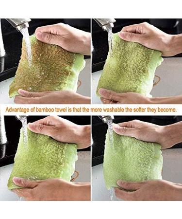 NBLJF Multicolor Small Washcloths Set 10 Pack - Soft & Absorbent Baby Bath Towels 10'' x 10'' - Ideal for Newborns, Face Cloths, Kitchen, Bathroom - Multi-Purpose Fingertip Towels - Buy Online on SooperMarket.com