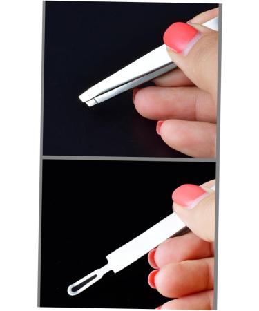 Didiseaon 1pc Lash Stainless Steel Eyebrow Makeup Clip Eyebrow Trimming medium Silver - Buy Online on SooperMarket.com