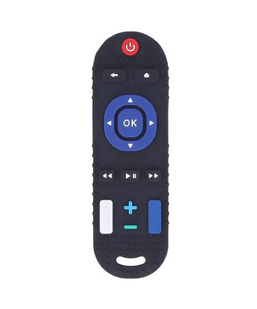High Simulation Remote Control Baby Teether | Soft Silicone Teething Toy for Sensory Development | Daily Use (Black) - Buy Online on SooperMarket.com