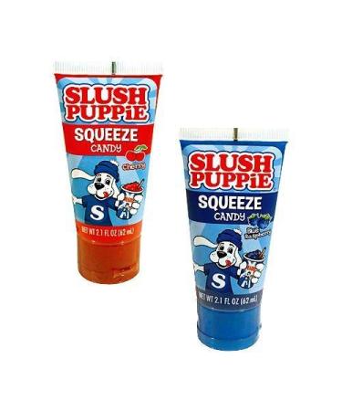 Slush Puppie Squeeze Candy 12 Count - Delicious Fruit Flavored Liquid Candy - Buy Online on SooperMarket.com