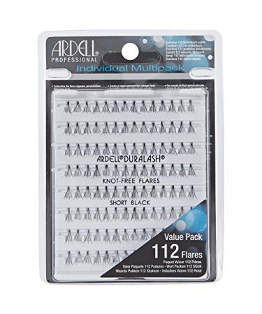 Ardell False Eyelashes Multipack Knot-Free Individuals Short Black  1-Pack 112 Count (Pack of 1) Multipack Knot-Free Individuals Short Black