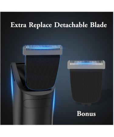 Buy Kibiy Electric Body Razor for Men - IPX7 Waterproof Trimmer with Ceramic Blade & LED Light - Perfect for Intimate Grooming - Buy Online on SooperMarket.com