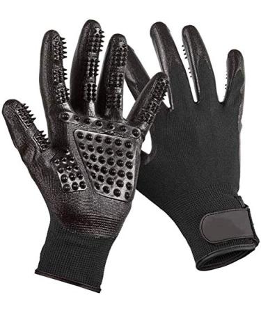 Byetoo premium fur care glove cat dog 3.0 version cat glove Fell care for short hair and long hair pet fury care shoe pet brushed glove cat accessories a couple black a couple