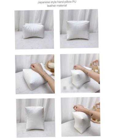 Nail Cushion Nail Cushion Soft Pu Leather Manicure Hand Rest Cushion Dual Use Hand Pillow White - Buy Online on SooperMarket.com