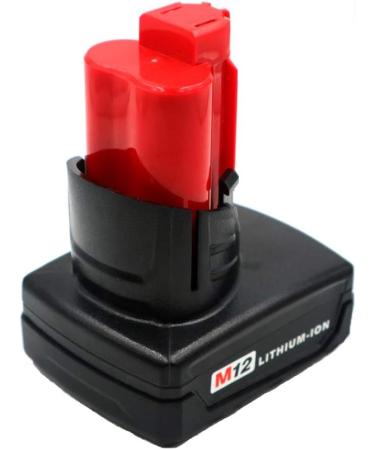 4000mAh MIL 12V Li-ion Battery for Milwaukee Tools - Compatible with M12 Models & Rechargeable 18650 Technology - Buy Online on SooperMarket.com