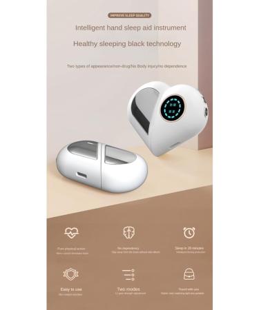 Geuxe Smart Sleep Aid Device Therapy Micro-Current Relieve Anxiety Depression Fast Sleep Instrument ABS+Stainless Steel - Buy Online on SooperMarket.com
