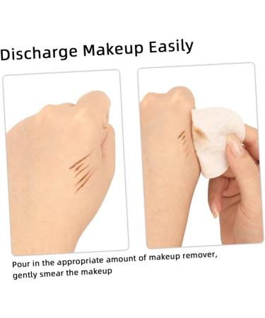 Balacoo 200 Pcs Overlock Cotton Makeup Pads - Thick Absorbent Facial Washing Patches & Remover Pads for Travel - 6x6cm Round Cosmetic Pads - Buy Online on SooperMarket.com