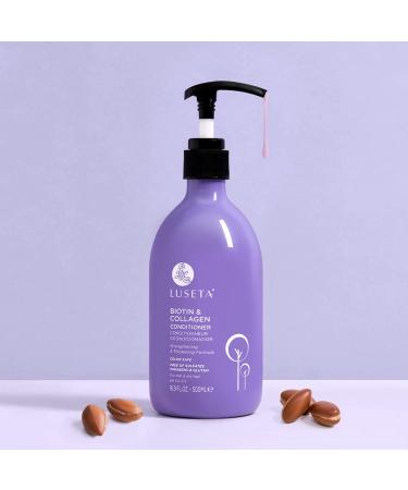 Luseta Biotin & Collagen Hair Growth Conditioner 16.9oz - Repair & Thicken Dry Hair - Sulfate & Paraben Free - Infused with Argan Oil - Buy Online on SooperMarket.com
