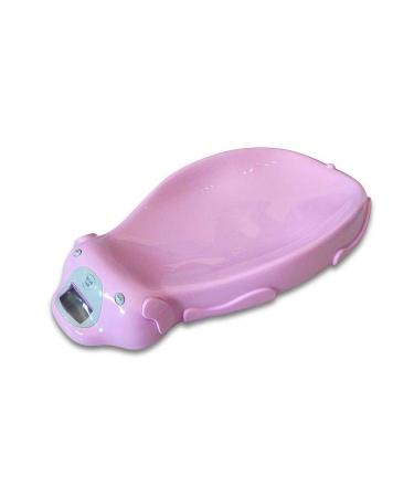 Todeco - Baby Scale Electric Baby Scale - Size: 65.4 x 33.2 x 11.6 cm - Maximum load: 20 kg - Pink