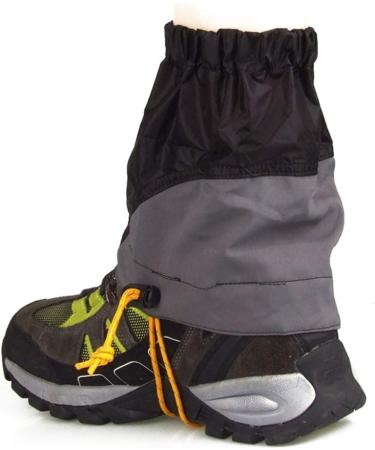 Buy Besportable Waterproof Gaiters - Adjustable Tearproof Ankle Boots Covers for Climbing - Lightweight Black - Buy Online on SooperMarket.com