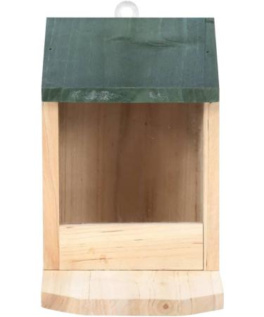 vidaXL 4x Firwood Squirrel Houses Garden Forest Wild Animals Wooden Holder Squirrel Peanut Butter Feeder Food House Feeding Station Box - Buy Online on SooperMarket.com