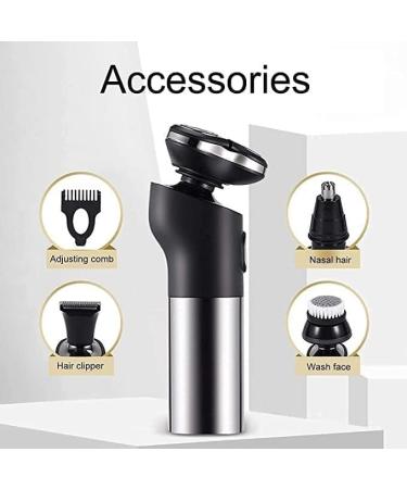 GeRRiT 4 in 1 Men's Grooming Kit - Electric Shaver Cordless USB Rechargeable Hair Razor with LED Display for Home & Travel - International Shipping Available - Buy Online on SooperMarket.com