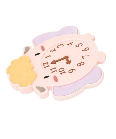 Silicone Infant Teething Toy - Cute Cartoon Sheep Alarm Clock Shape - BPA Free - Buy Online on SooperMarket.com