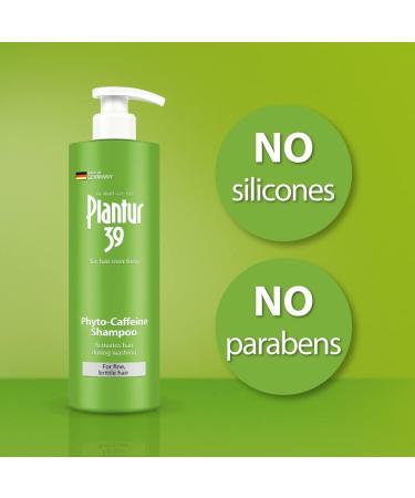 Plantur 39 Caffeine Shampoo 500ml with Dispenser - Prevents Hair Loss | Set with Conditioner - Fine Brittle Hair | Supports Hair Growth - Buy Online on SooperMarket.com
