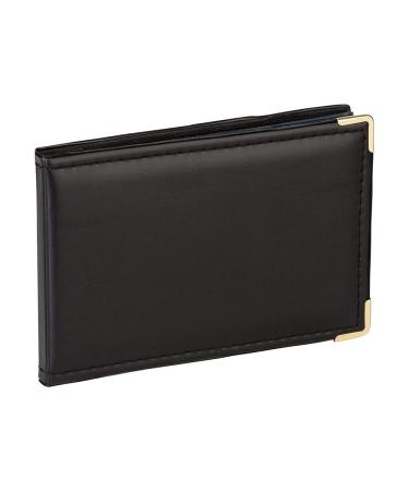 Kenro Black Leather Look Mini Photo Album for 36 photos 6x4 inch / 10x15cm with Gilt Corners Landscape Photographs Carlton Series - APL150 1 Black
