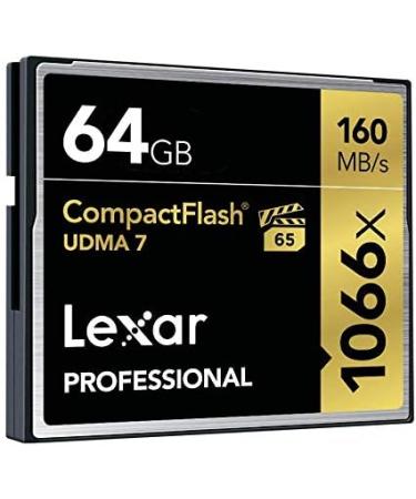 Lexar Professional 1066x 64GB CompactFlash Card - 160MB/s Read Speed - Ideal for Photographers and Videographers - Buy Online on SooperMarket.com