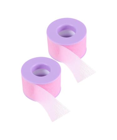 Beavorty 2 Rolls Silicone Gel Tape Eyelash Extension Tools Adhesive Eyelash Tapes Eyelash Grafting Tape Lashes Extension Supplies Makeup Tape for Eyeshadow and Eyeliner Beauty Salon Strips