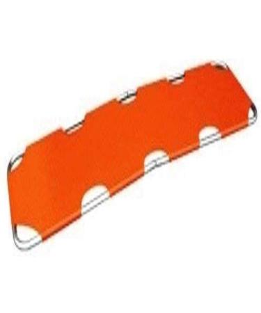 Foldaway Portable Stretcher Emergency Rescue Flat with Two Steel Bars- Orange 1230