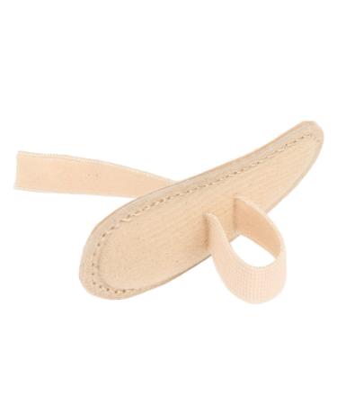 Toe Buttress Pad Soft Perfect Fit Good Correction Comfortable Hammer Toe Crest Cushion Simple Wearing for Sleeping(Left Foot)